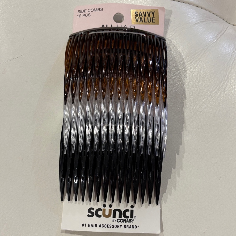 Scunci Multi-Color Side Combs Set - Picture 3 of 4